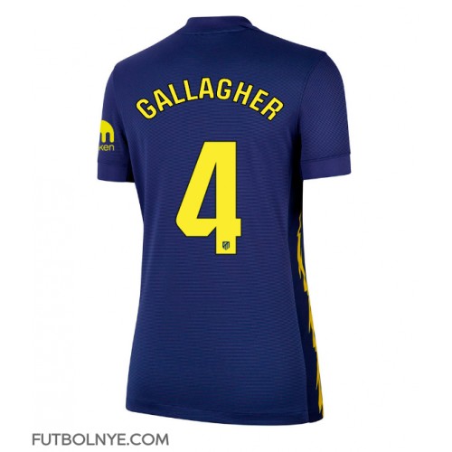 Camiseta Atletico Madrid Conor Gallagher #4 Visitante Equipación para mujer 2025-26 manga corta